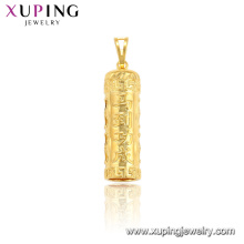 33955 xuping jewelry fashion Chinese character cylindrical pendant